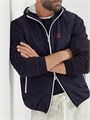Жилет с капюшоном Brunello Cucinelli из нейлона с утеплителем Thermore® и логотипом, 83% нейлон 11016242
