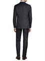 Стильный и комфортный шерстяной костюм New Sanita Basic от Isaia с двумя пуговицами 11016985