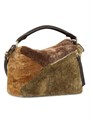 Loewe Женская сумка через плечо Small Puzzle Edge из окрашенной овечьей кожи с геометрическим дизайном и ручкой 11018114
