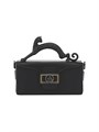 Lanvin Кожаная мини-сумка Pencil Cat с ручкой и стильным дизайном, размеры: 19 x 9 x 6 см 11012727
