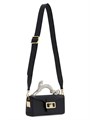 Lanvin Мини-сумка Nano Pencil Cat из кожи с ручкой в виде кошки и 1579 стразами, 19x9x6 см 11013604