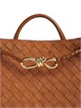 Bottega Veneta Сумка из замши Small Andiamo с верхней ручкой, 25 см x 20 см x 10 см, с регулируемым плечевым ремнем 11020028