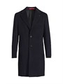 Кашемировое пальто Ross от Isaia с лацканами, карманами и застежкой на одну пуговицу, произведено в Италии 11022508