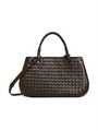 Bottega Veneta Сумка из мягкой кожи Intrecciato с кожаной ручкой, регулируемым плечевым ремнем и застежкой на молнии 11012109