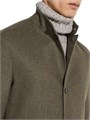Куртка Oasi Cashmere Il Conte в стиле кэжуал с кожаными элементами и воротником-стойкой от Zegna 11021365