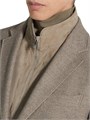 Куртка Zegna Trofeo Cashmere с легким приталенным силуэтом и съемными кожаными и фланелевыми нагрудниками 11021703