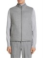 Жилет Zegna Oasi Cashmere Elements с утиными и перьевыми вставками, водоотталкивающий, 100% кашемир, произведено в Италии 11021426