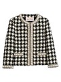 Valentino Garavani Embroidered Jacket in Damier Light Tweed 11026017