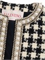 Valentino Garavani Embroidered Jacket in Damier Light Tweed 11026017
