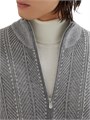Кардиган Brunello Cucinelli из 100% кашемира с молнией, Италия 11016269