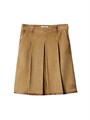 Miu Miu Pleated Suede Skirt 11015408