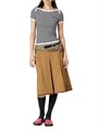 Miu Miu Pleated Suede Skirt 11015408