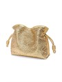 Loewe Кожаный клатч Flamenco с уникальным узором чешуи и съемным плечевым ремнем 11024148