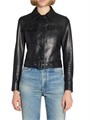 Saint Laurent Cropped Jacket in Lambskin 11029252