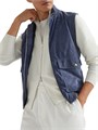 Brunello Cucinelli Двухсторонний жилет из замши с хлопковыми трикотажными вставками и итальянским качеством 11029939