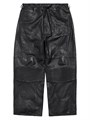 Унисекс брюки багги Balenciaga из мягкой матовой телячьей кожи с завышенной талией, производство Италия 11008736