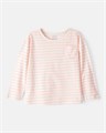 Лонгслив для девочек Carter',s с полосками, розовый 11038427