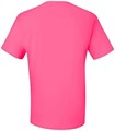 Мужская футболка Jerzees с усиленной строчкой на плечах, размер M, неоново-розового цвета 10022616