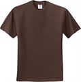 Мужская большая футболка с длинными рукавами Jerzees Dri-Power, шоколадная, из 50% хлопка и 50% полиэстера 10022455