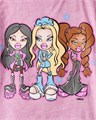 Carter',s Футболка с коротким рукавом для девочек Bratz - розовая, стильный графический дизайн, универсальная для любого сезона 11070002