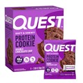 Quest Nutrition Протеиновое печенье с шоколадной крошкой, 15 г белка, 1 г сахара, 2 г чистых углеводов, низкоуглеводное, высокобелковое, упаковка из 4 шт. 11092484