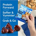 Quest Nutrition Протеиновое печенье с шоколадной крошкой, 15 г белка, 1 г сахара, 2 г чистых углеводов, низкоуглеводное, высокобелковое, упаковка из 4 шт. 11092484