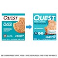 Quest Nutrition Протеиновое печенье с шоколадной крошкой, 15 г белка, 1 г сахара, 2 г чистых углеводов, низкоуглеводное, высокобелковое, упаковка из 4 шт. 11092484