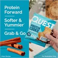 Quest Nutrition Протеиновое печенье с шоколадной крошкой, 15 г белка, 1 г сахара, 2 г чистых углеводов, низкоуглеводное, высокобелковое, упаковка из 4 шт. 11092484