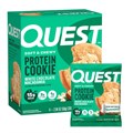 Quest Nutrition Протеиновое печенье с шоколадной крошкой, 15 г белка, 1 г сахара, 2 г чистых углеводов, низкоуглеводное, высокобелковое, упаковка из 4 шт. 11092484