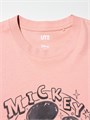 Uniqlo Футболка с графическим изображением лица Микки Мауса от Disney из 100% хлопка, классический силуэт, коллекция Disney 10045207