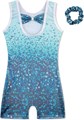 HOZIY Gymnastics Leotards for Girls with Shorts Biketards Dance Tumbling Outfits Matching Scrunchies 1-12 Years Old 11042627