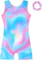 HOZIY Gymnastics Leotards for Girls with Shorts Biketards Dance Tumbling Outfits Matching Scrunchies 1-12 Years Old 11042627