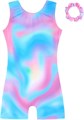 HOZIY Gymnastics Leotards for Girls with Shorts Biketards Dance Tumbling Outfits Matching Scrunchies 1-12 Years Old 11042627