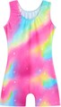 HOZIY Gymnastics Leotards for Girls with Shorts Biketards Dance Tumbling Outfits Matching Scrunchies 1-12 Years Old 11042627