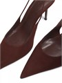 Schutz Лодочки Alicia Sling 90MM из замши с заостренным носком и мягкой стелькой 10042727