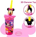 ZAK Designs Фляга 3D с изображением Минни Маус, 450 мл, без BPA, с многоразовой соломинкой 11082723