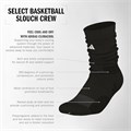 Баскетбольные Носки adidas Select с улучшенной амортизацией и компрессией для максимального комфорта 11092649