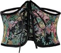 Корсетный пояс в стиле Ренессанса с цветочным узором, шнуровкой и молнией от American Trends для женщин, идеально подходит для средневековых вечеринок 11041754