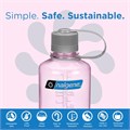 Nalgene Спортивная бутылка для воды из тритана объемом 16 унций без BPA, произведенная из 50% переработанного пластика, с узким горлышком, цвет аметист 11044880