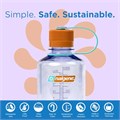 Nalgene Спортивная бутылка для воды из тритана объемом 16 унций без BPA, произведенная из 50% переработанного пластика, с узким горлышком, цвет аметист 11044880