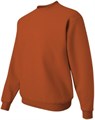 Техасский оранжевый флисовый лонгслив Jerzees 50/50 NuBlend, 50% хлопок, 50% полиэстер, размер XL 10022460