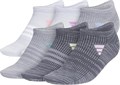 Женские носки adidas Superlite No Show (упаковка 6 пар) с легким профилем ниже щиколотки 11041410