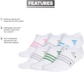 Женские носки adidas Superlite No Show (упаковка 6 пар) с легким профилем ниже щиколотки 11041410