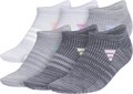 Женские носки adidas Superlite No Show (упаковка 6 пар) с легким профилем ниже щиколотки 11041410