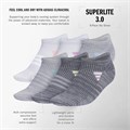 Женские носки adidas Superlite No Show (упаковка 6 пар) с легким профилем ниже щиколотки 11041410