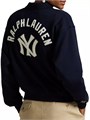 Флисовый лонгслив New York Yankees™ от Polo Ralph Lauren с нашивками и пуговицами 10042703