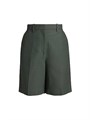 Бермуды Co из вискозы и шерсти с карманами, плиссированные и прямого кроя 11028235