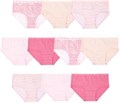 Детские модные хлопковые трусики Nine West, комплект из 10 штук, супер мягкие, размеры 4, 6, 8, 10, 12 и 14 11102641