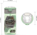 ZAK Designs Бутылка для воды Star Wars с прочным пластиком, 532 мл, сменная непротекаемая крышка, многоразовая конструкция 11103105
