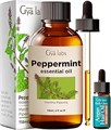 Gya Labs Эфирное масло перечной мяты для волос – 118 мл, для ароматерапии и ухода за волосами, кожей и свечами 11071352